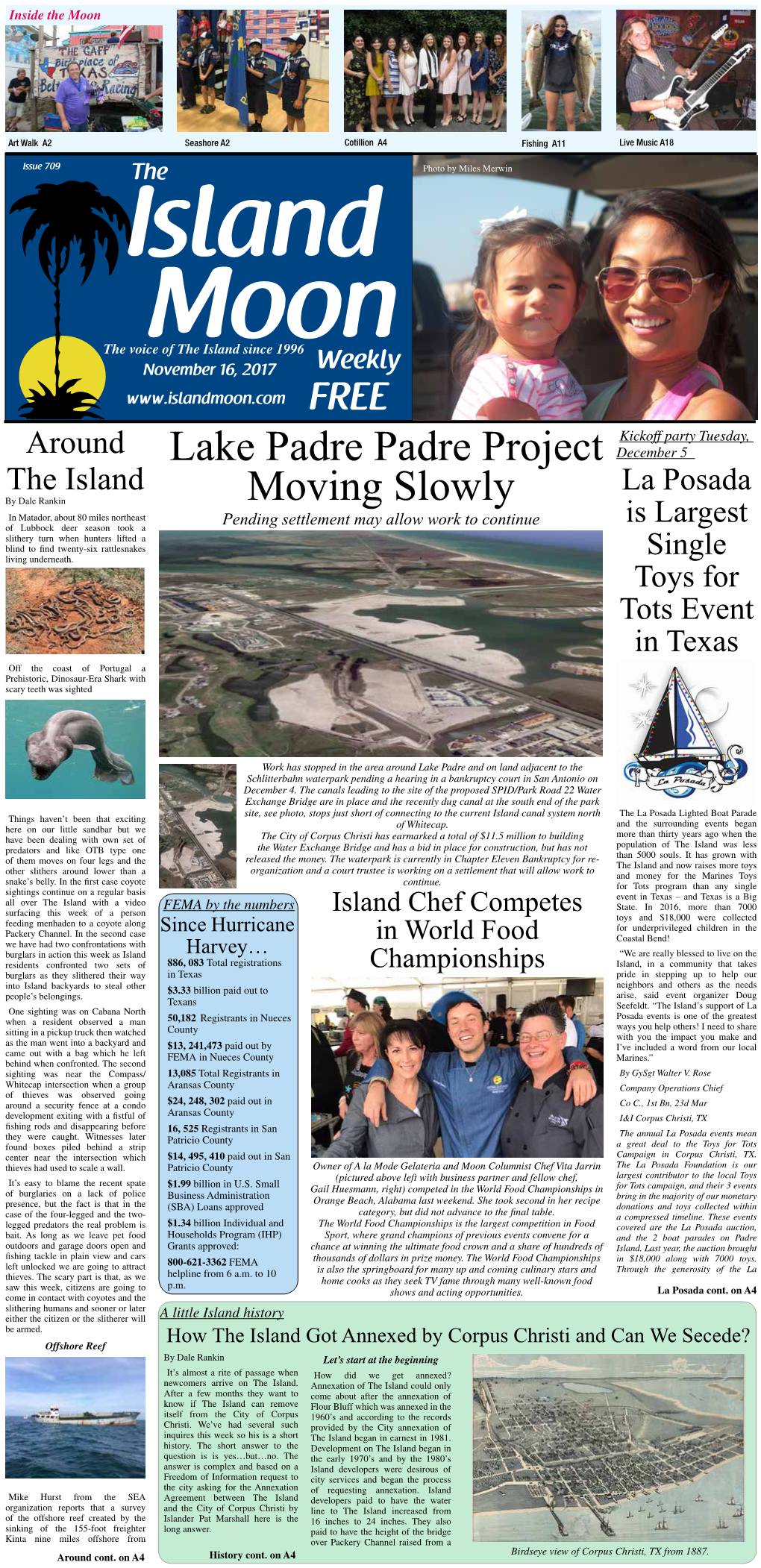 Lake Padre Padre Project Moving Slowly