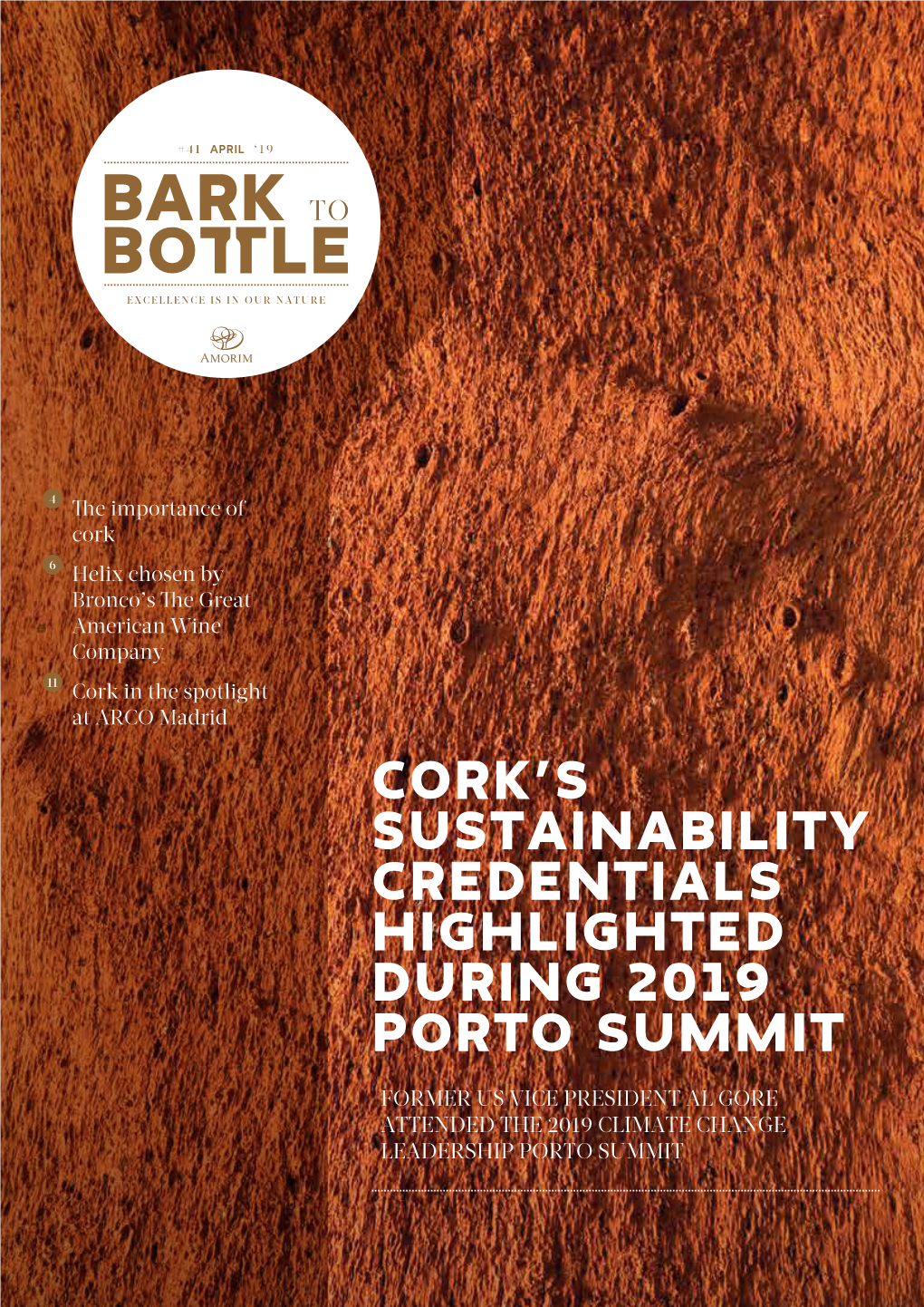Cork's Sustainability Credentials Highlighted During 2019 Porto Summit