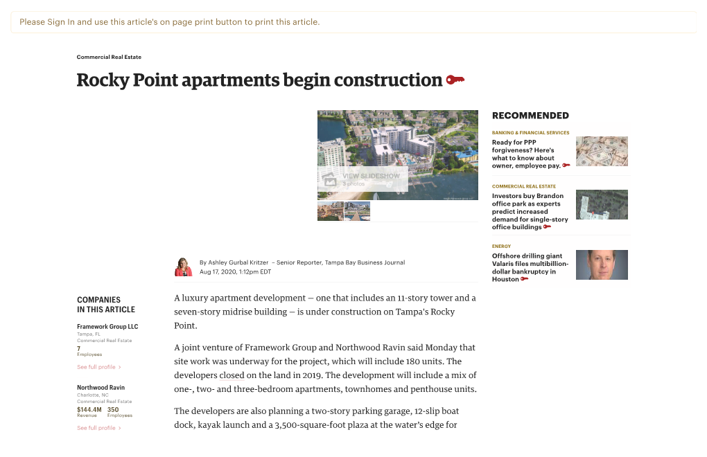 Rocky Point Apartments Begin Construction !