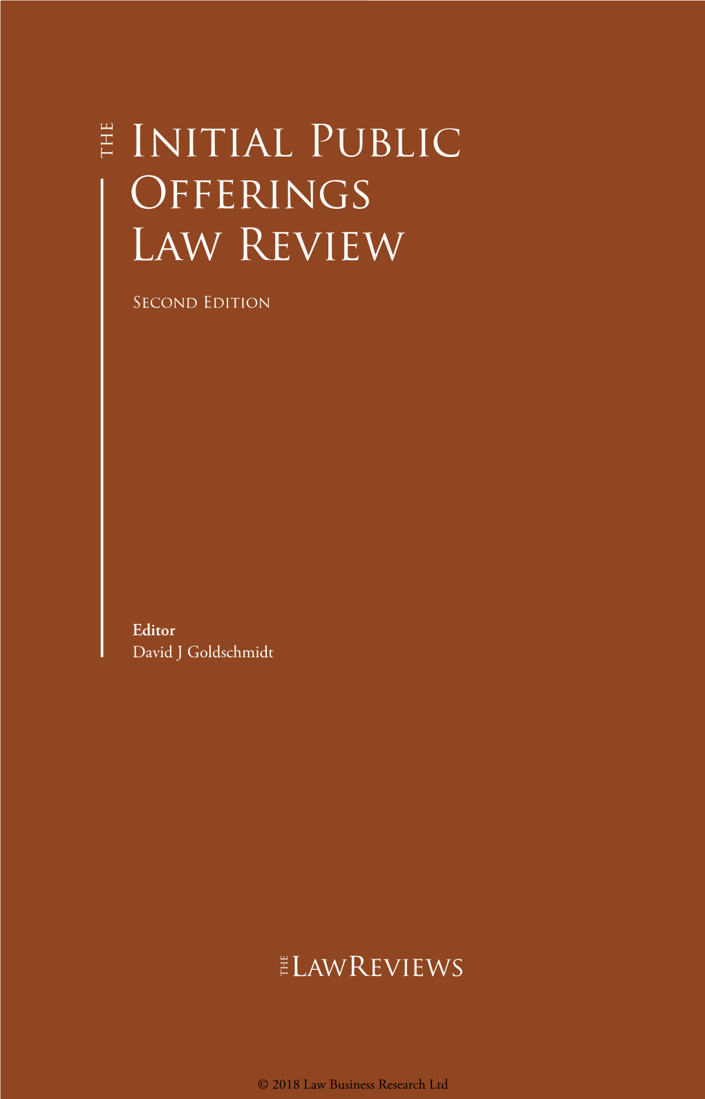 Initial Public Offerings Law Review