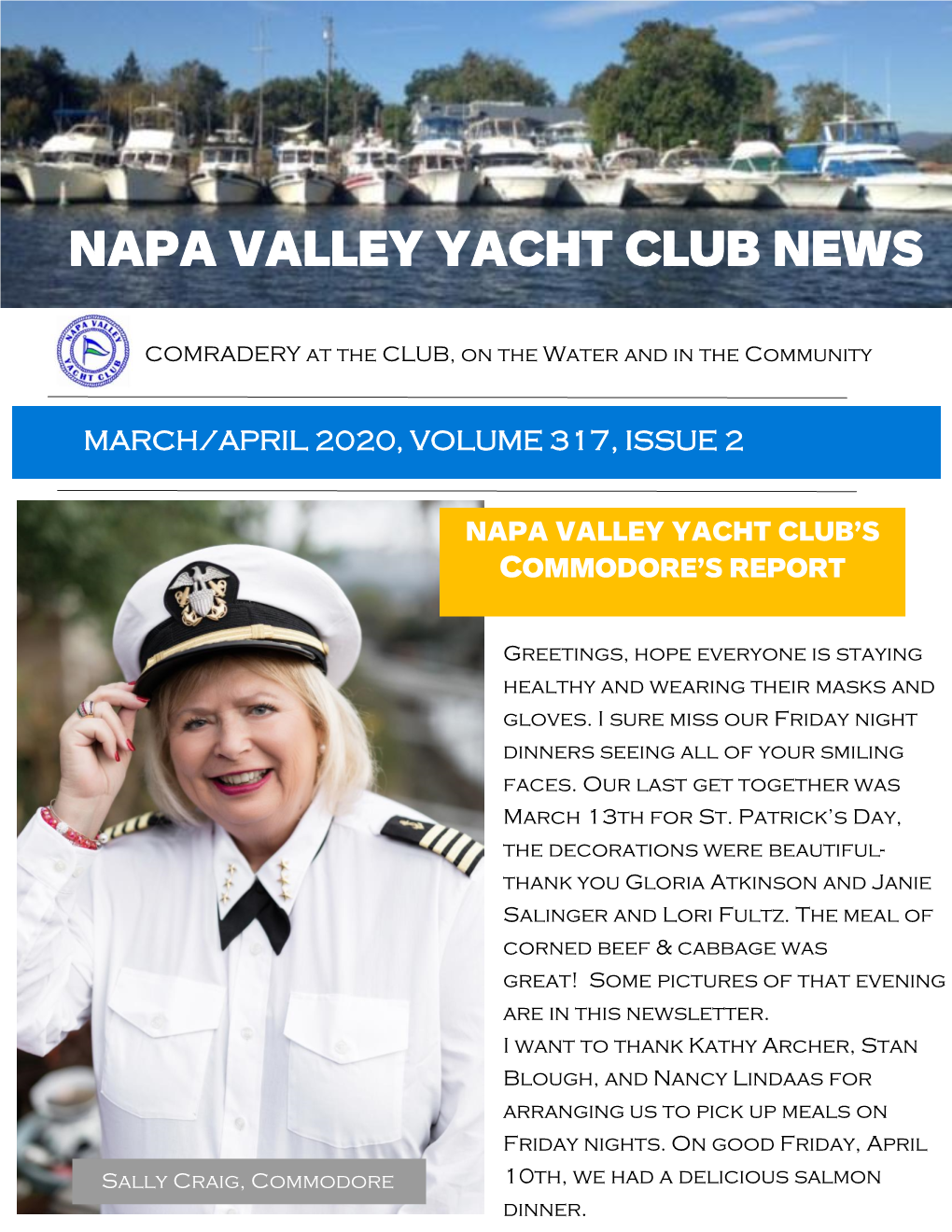 Online Interview NAPA VALLEY YACHT CLUB NEWS