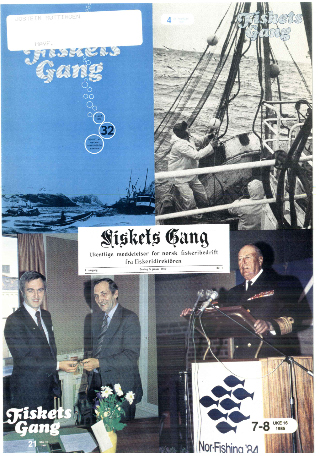 Fiskets Gang. Nr. 07/08-1985. 71. Årgang