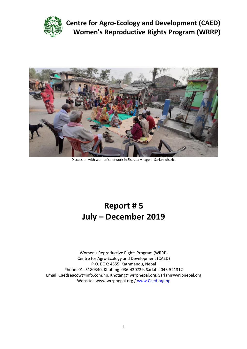 WRRP Annual Report 2019
