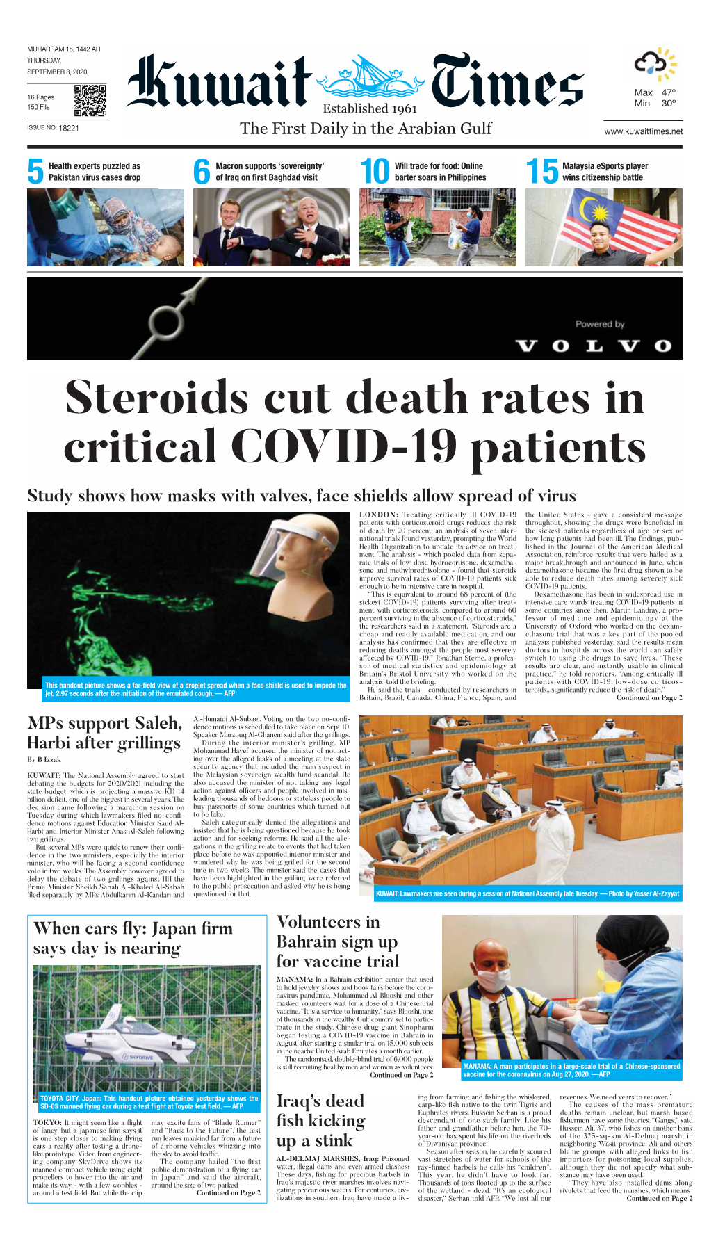 Steroids Cut Death Rates in Critical COVID-19 Patients