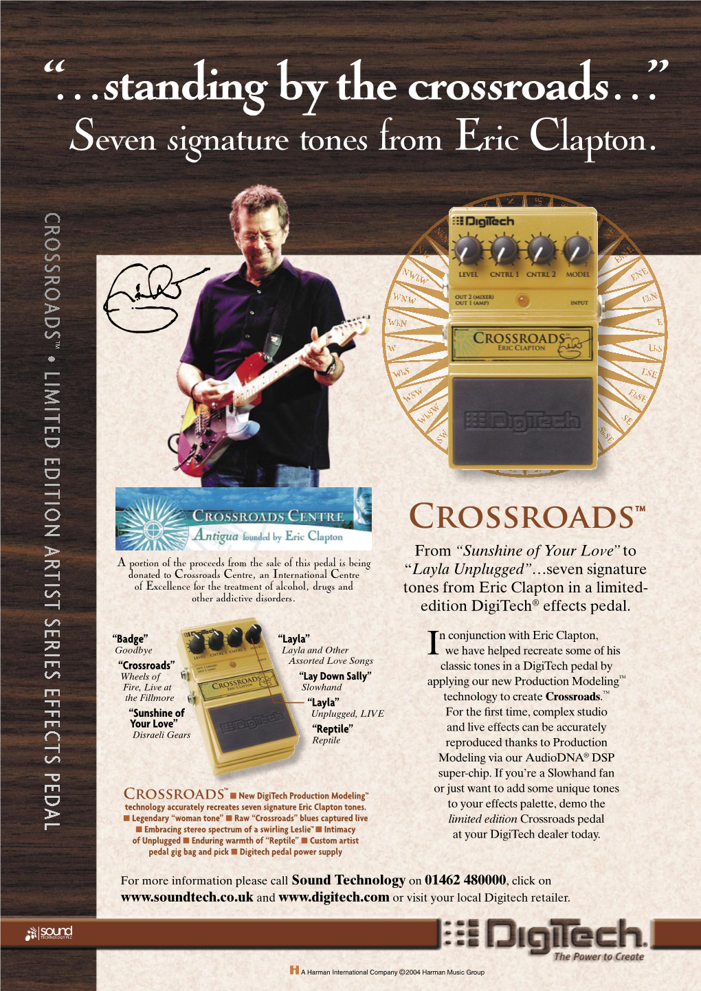 “…Standing by the Crossroads…” Seven Signature Tones from Eric Clapton