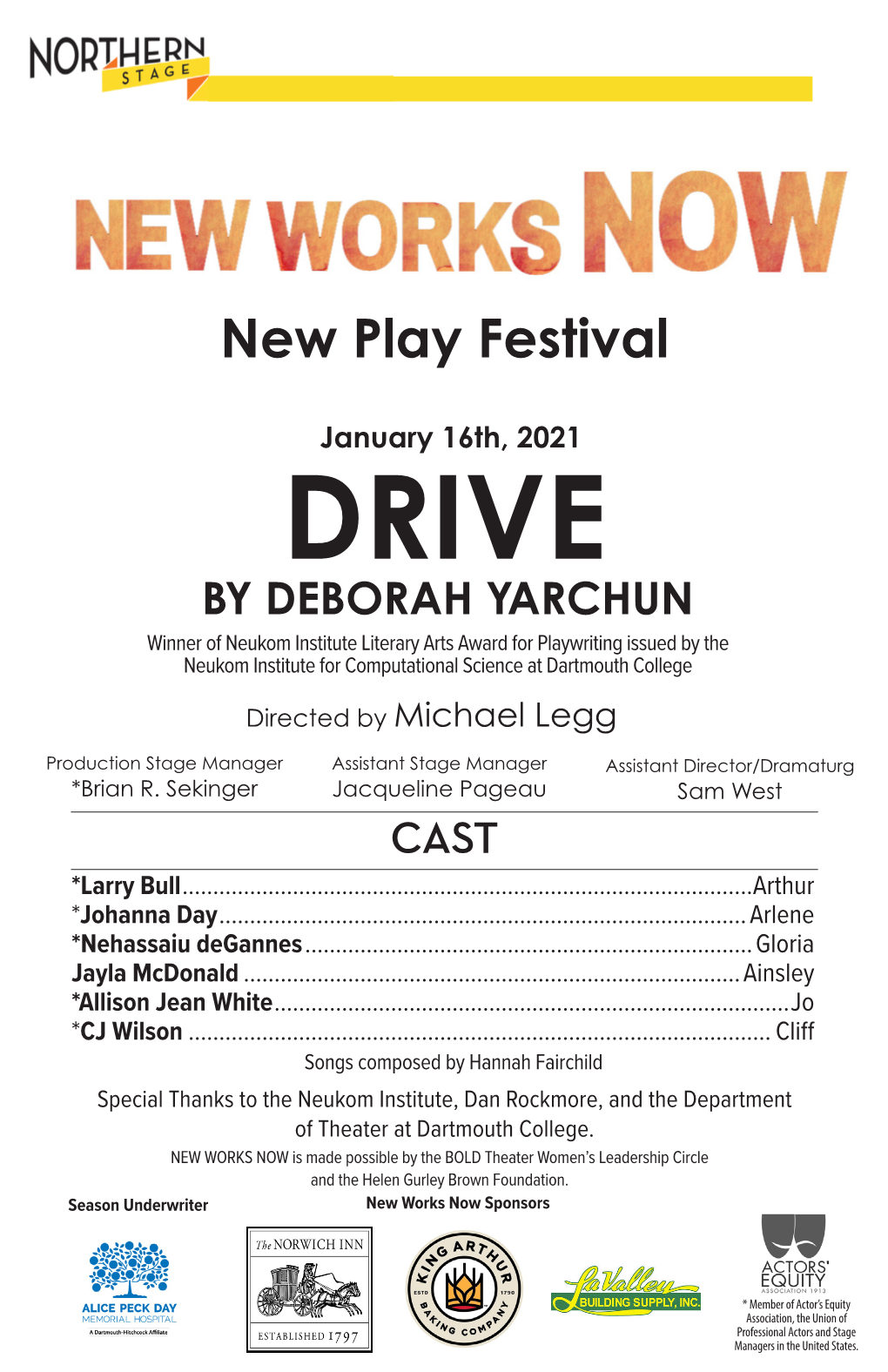 New Play Festival