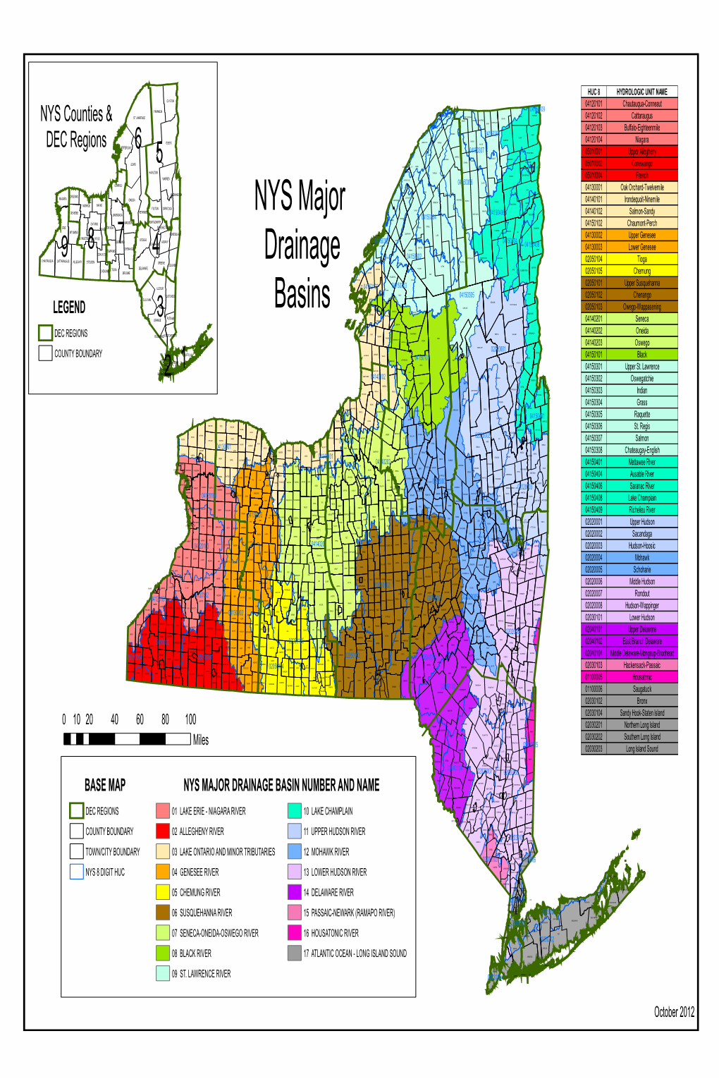 17 Major Drainage Basins