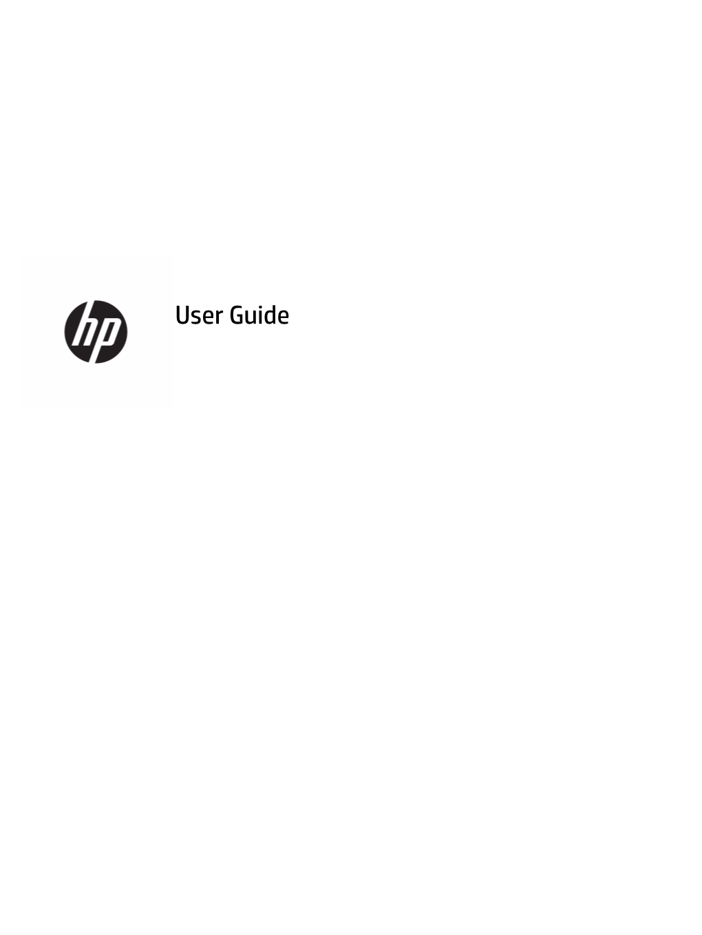 User Guide © Copyright 2017 HP Development Company, L.P