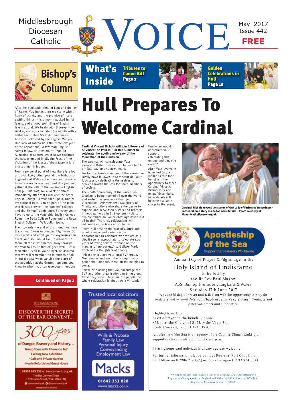Hull Prepares to Welcome Cardinal