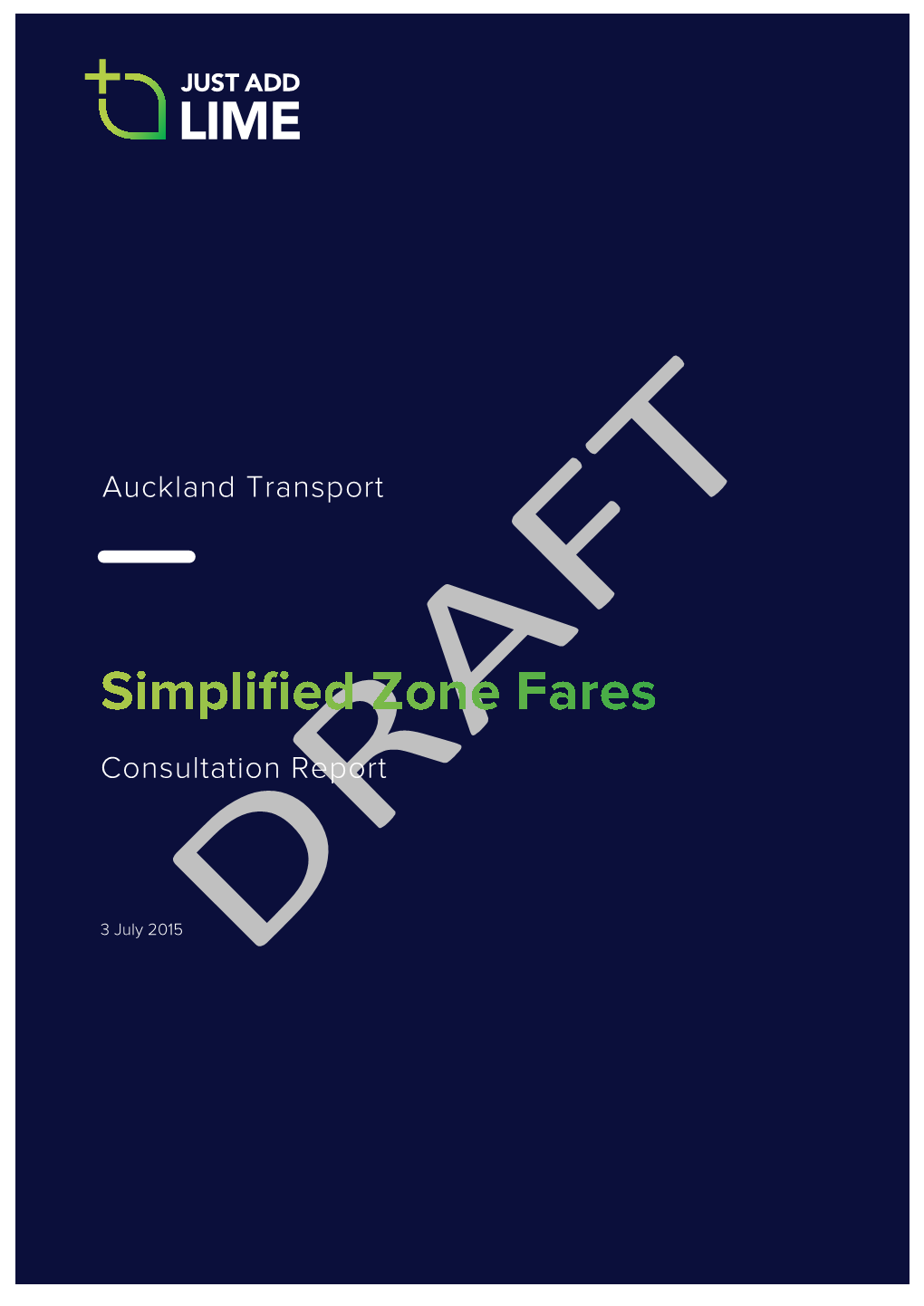 Consultation Report Auckland Transport