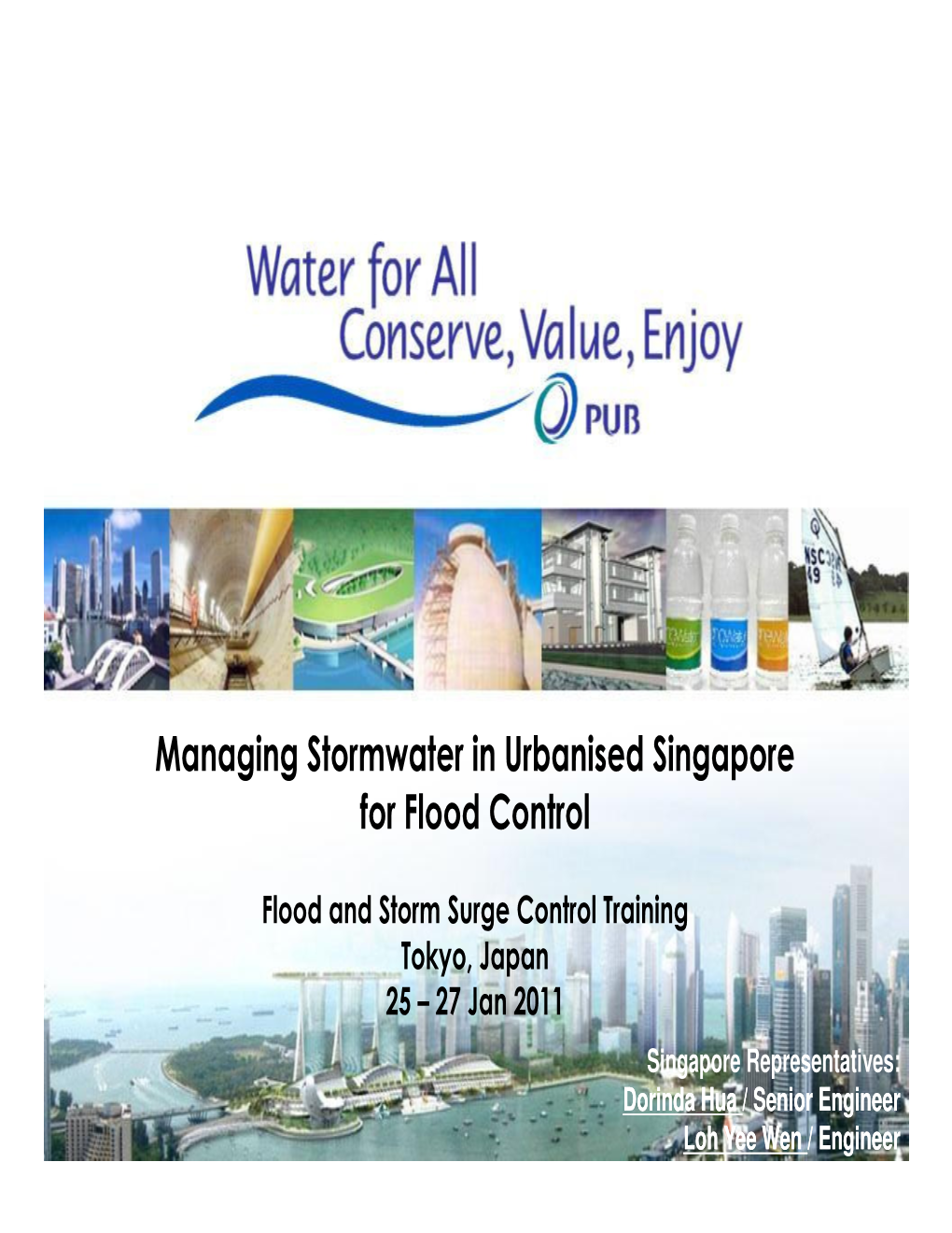 Managing Stormwater in Urbanised Singapore for Flood Control