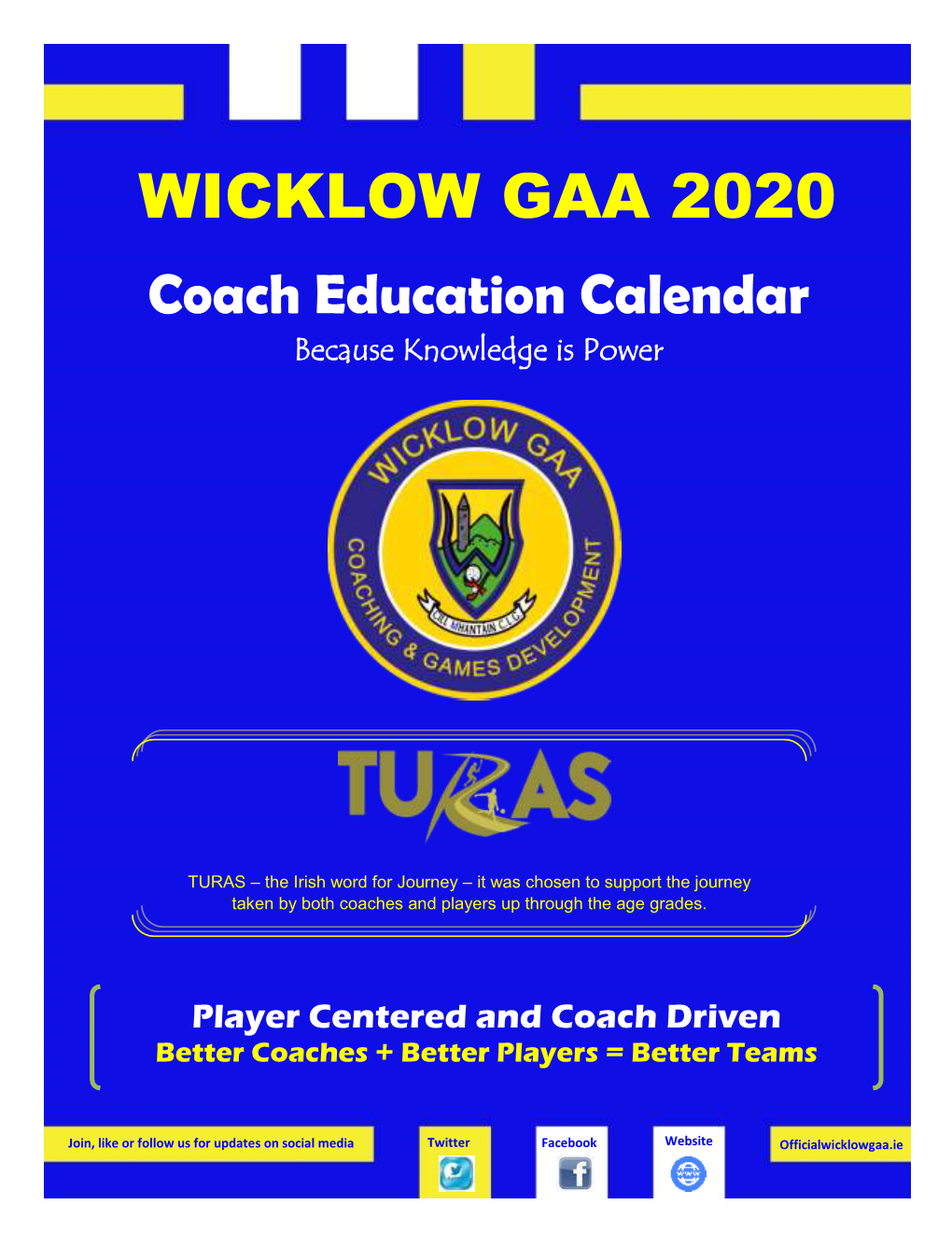 Wicklow Coaching Calendar 2020