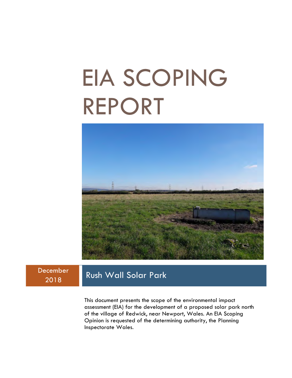 Eia Scoping Report