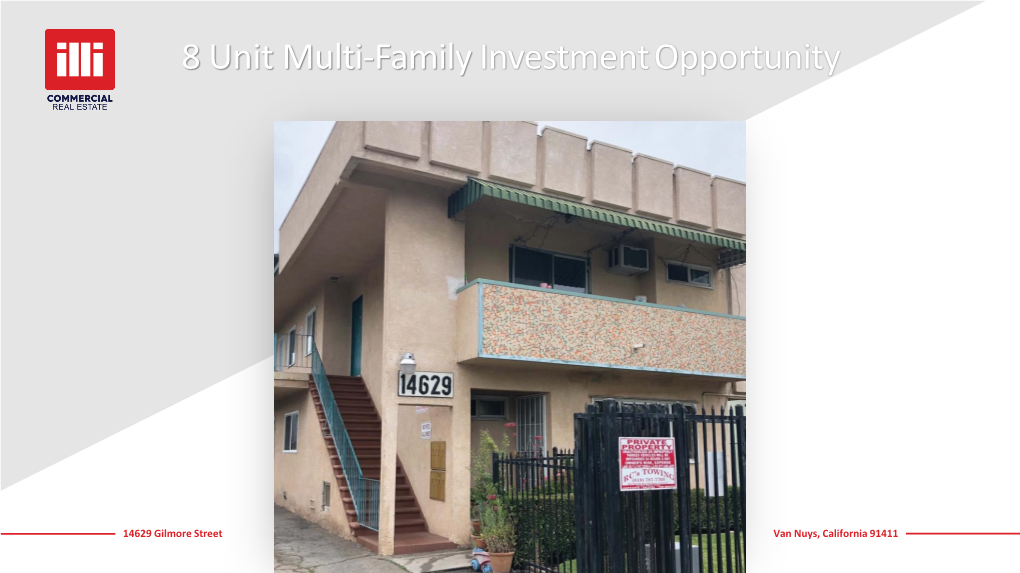 8 Unit Multi-Family Investment Opportunity