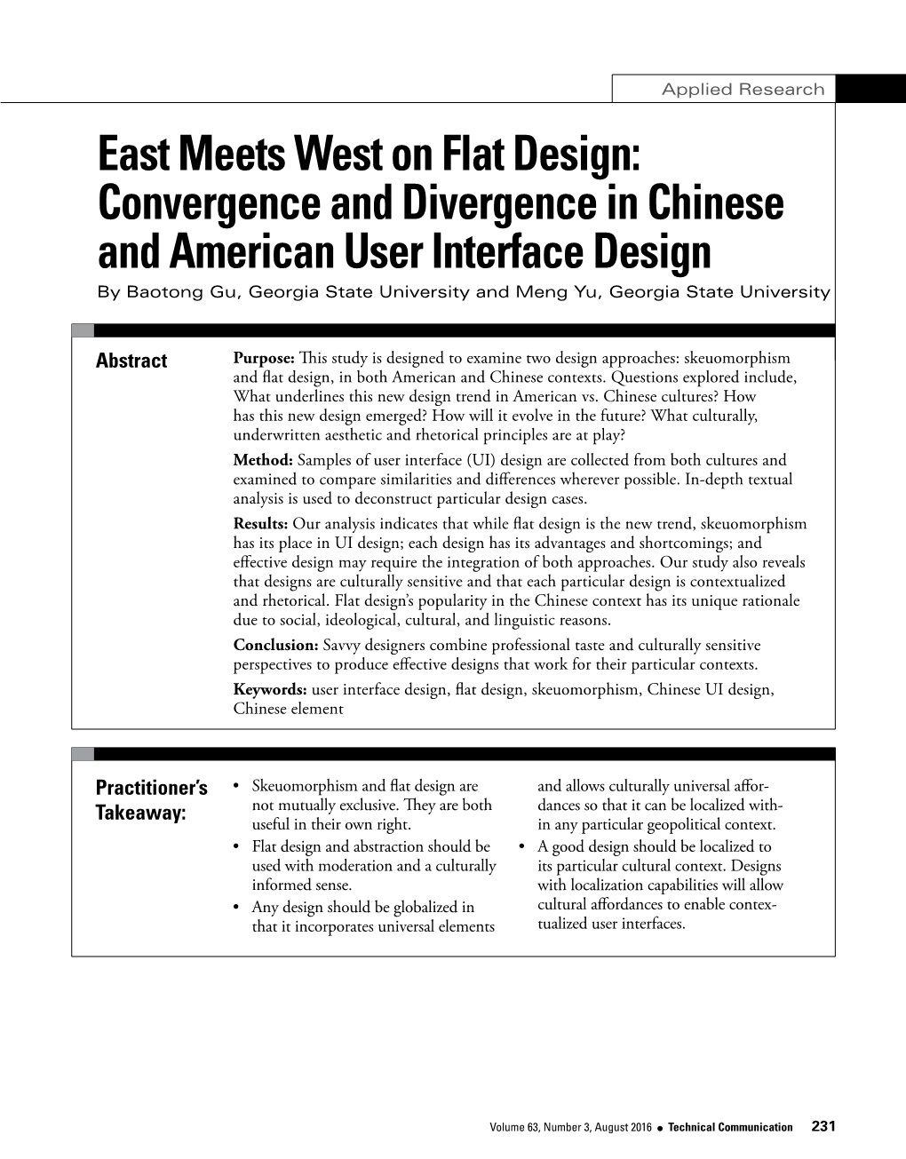 East Meets West on Flat Design