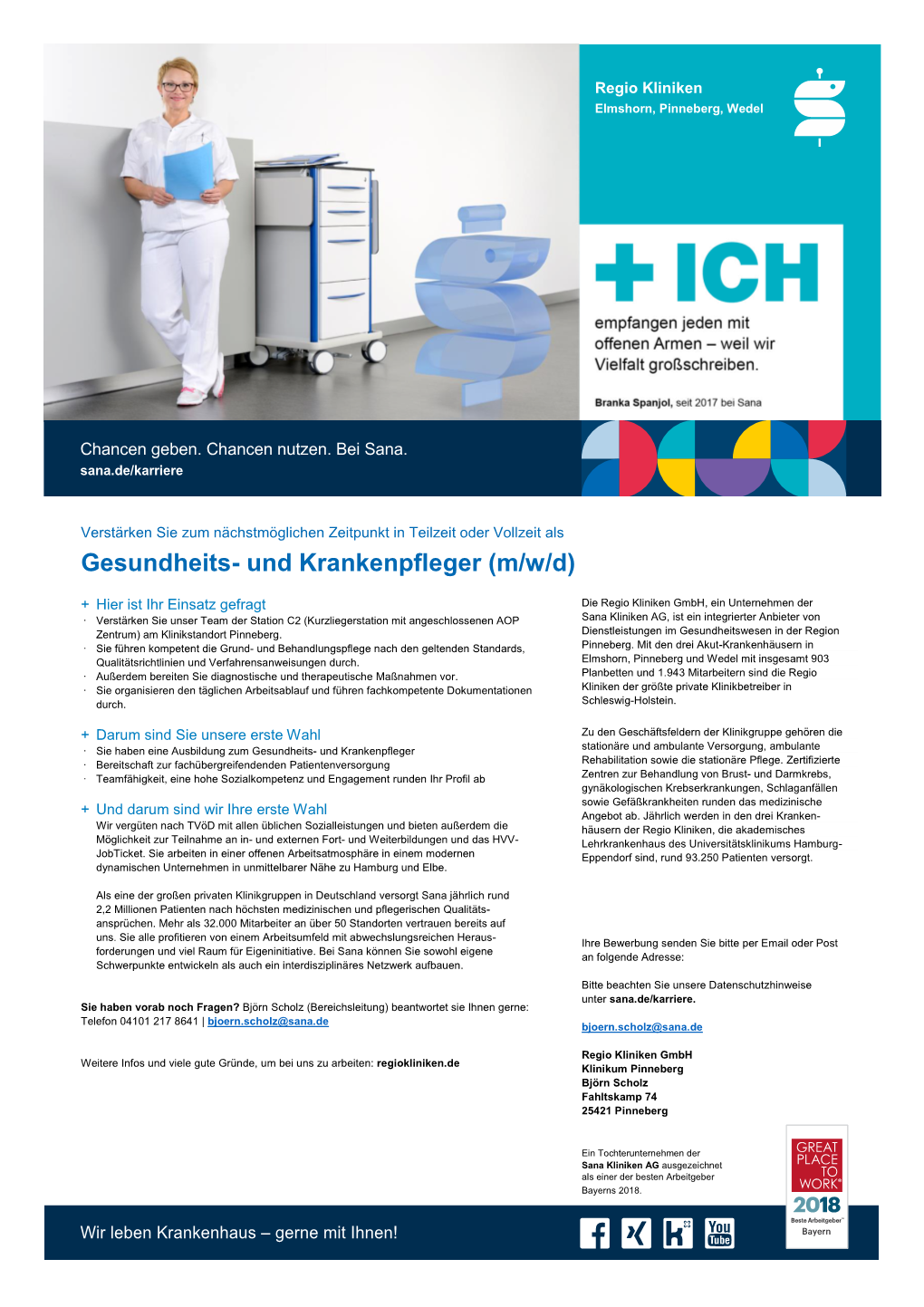 Und Krankenpfleger (M/W/D)