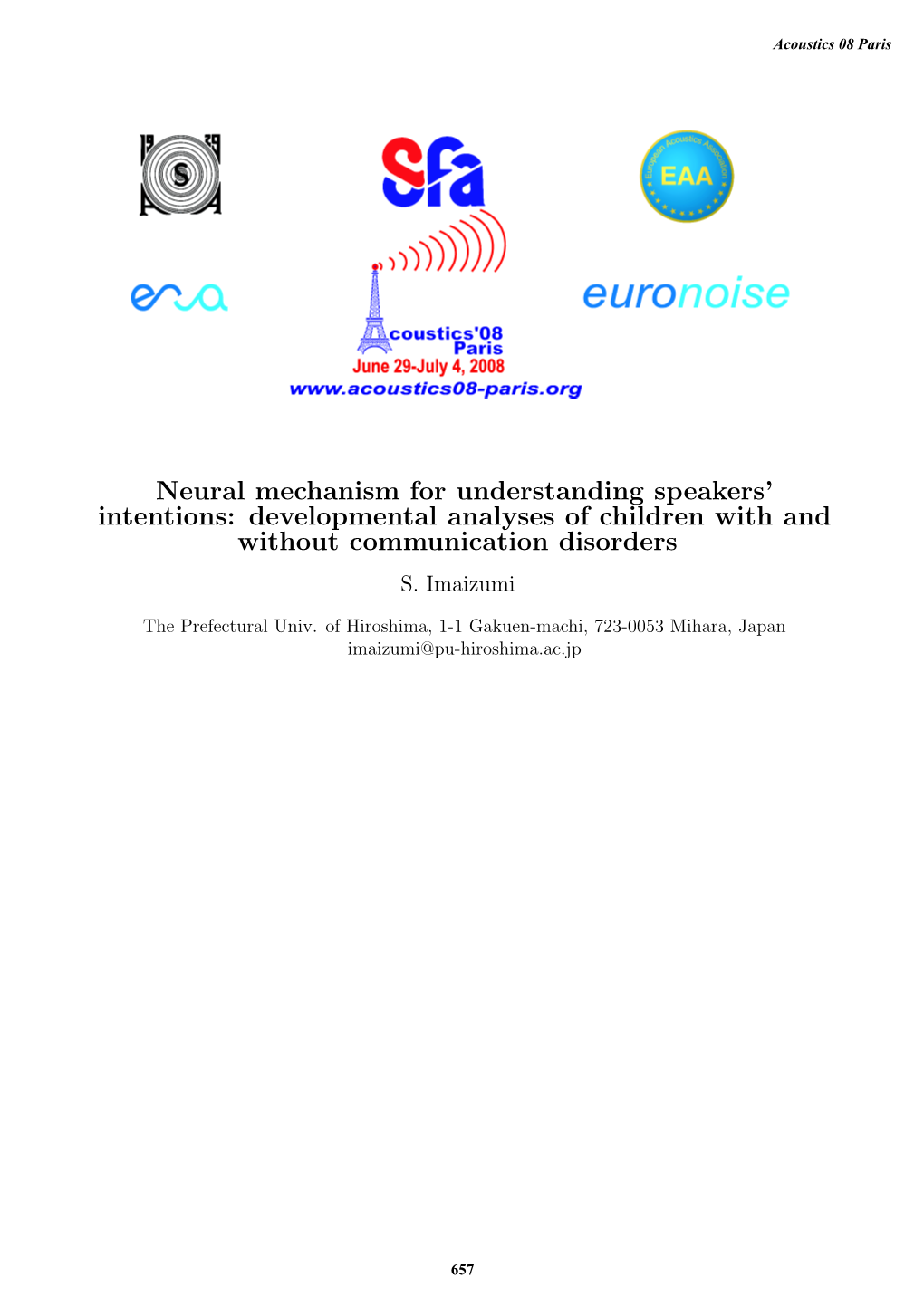 Neural Mechanism for Understanding Speakersâ Intentions