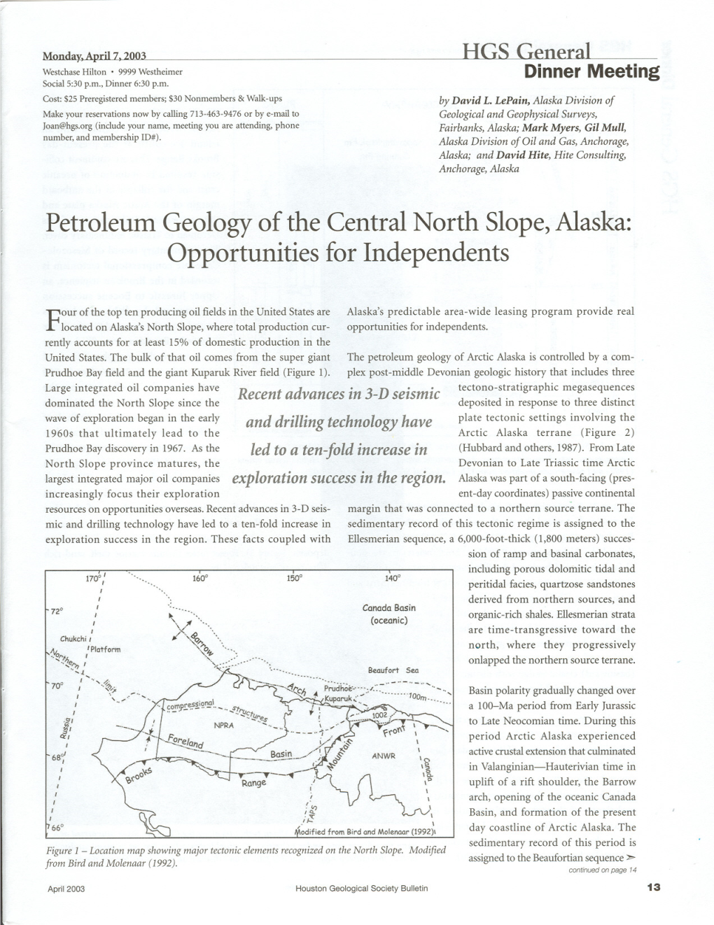 Petroleum Geology of the Central North Slope, Alaska: Opportunities for Independents