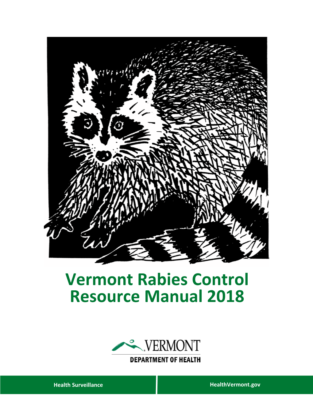 Vermont Rabies Control Resource Manual 2018