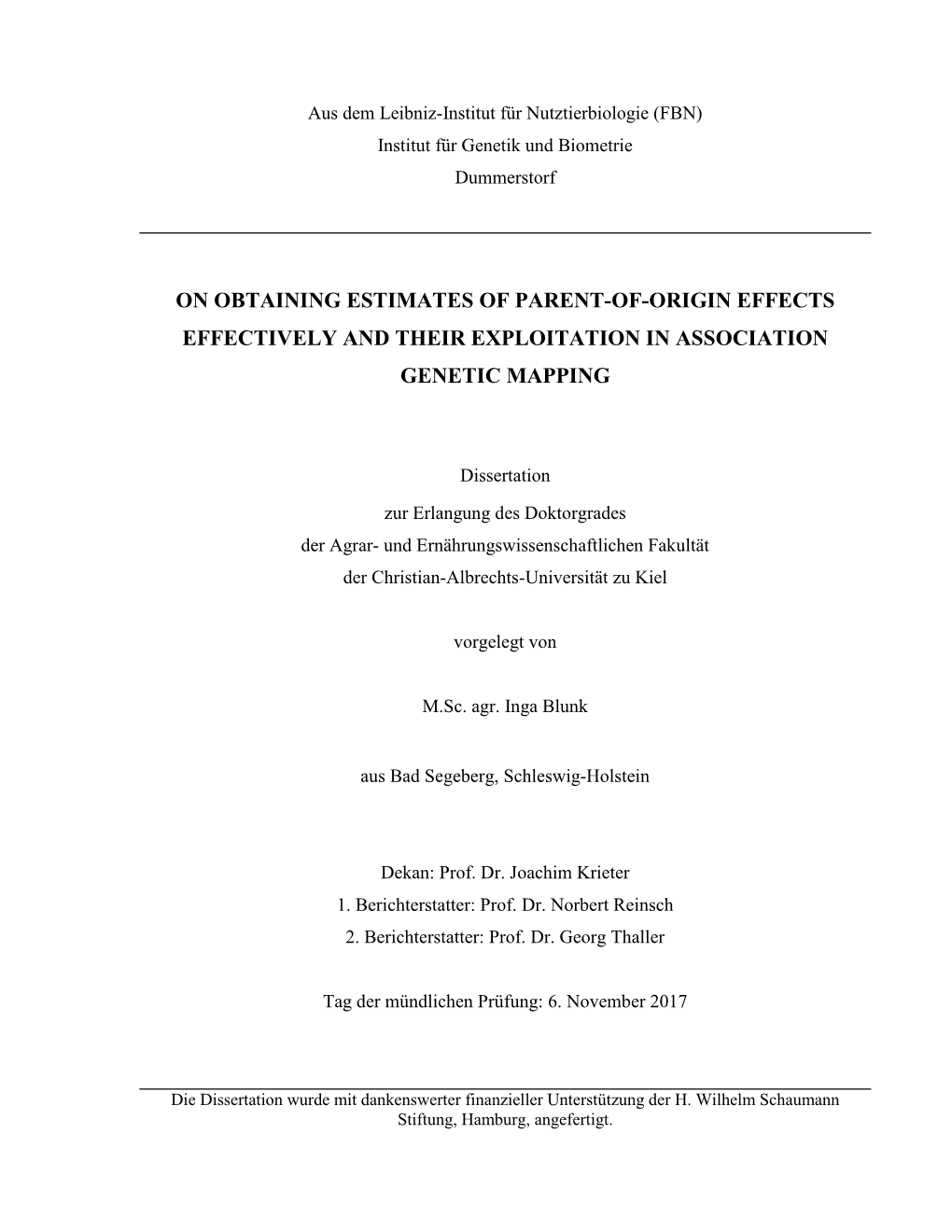 On Obtaining Estimates of Parent-Of-Origin Effects Effectively and Their Exploitation in Association Genetic Mapping