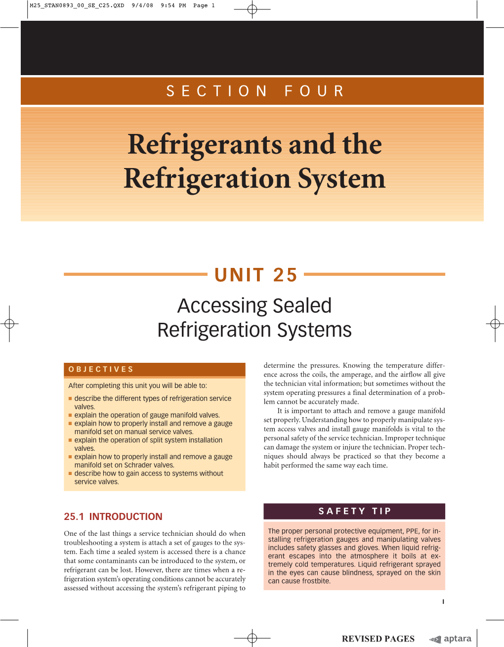 Refrigerants and the Refrigeration System