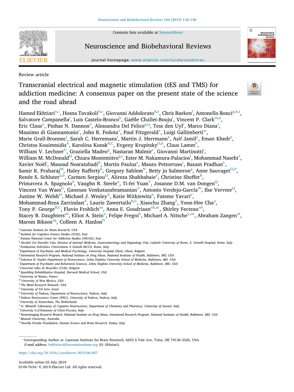 Transcranial Electrical and Magnetic Stimulation