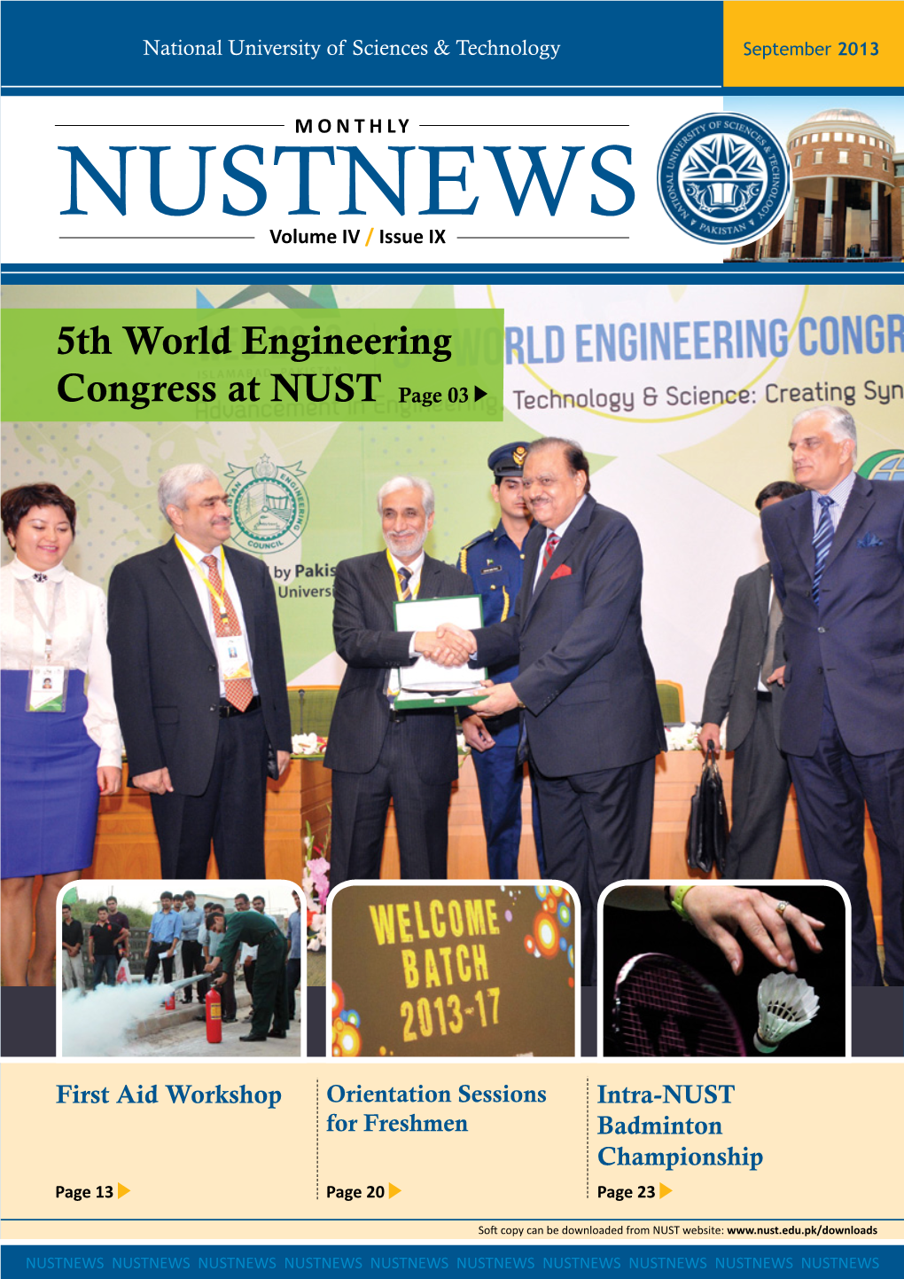 NUSTNEWS Volume IV / Issue IX