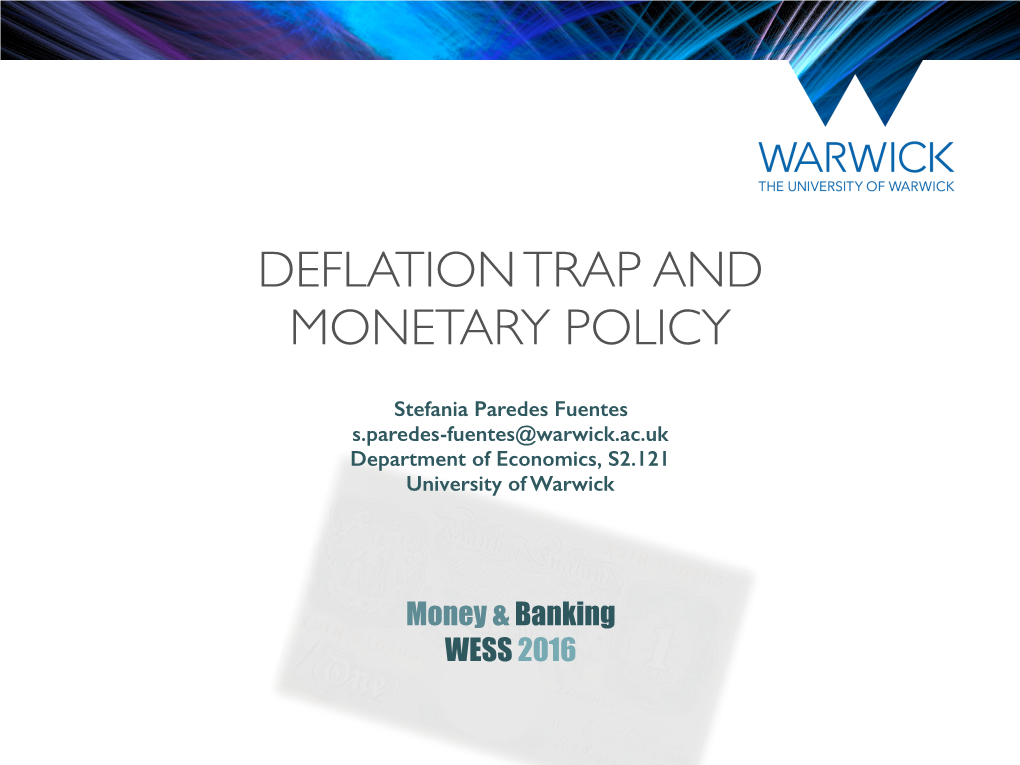 04 Deflation Trap and Unconventional Mon