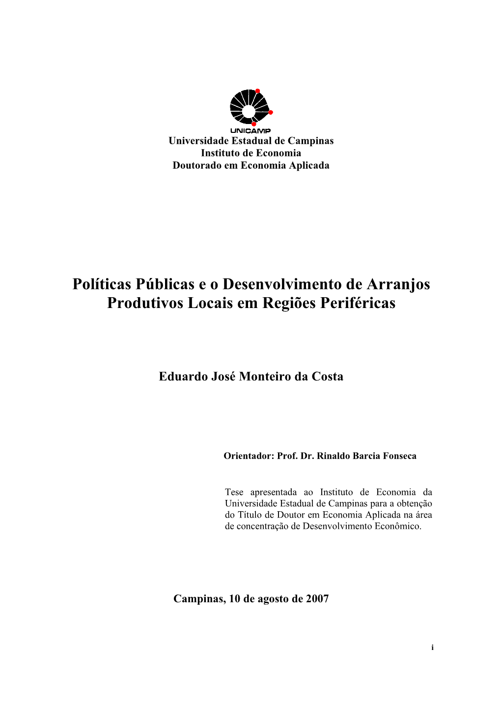 Politicas Publicas Arranjos Pro