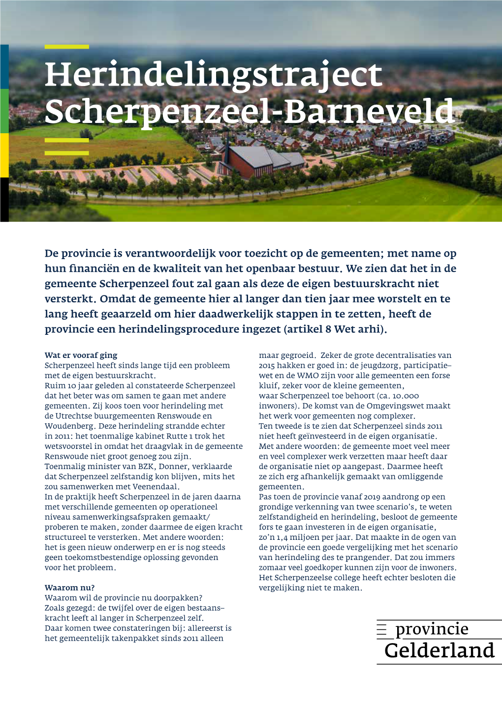 Position Paper Herindeling Barneveld-Scherpenzeel (PS2021