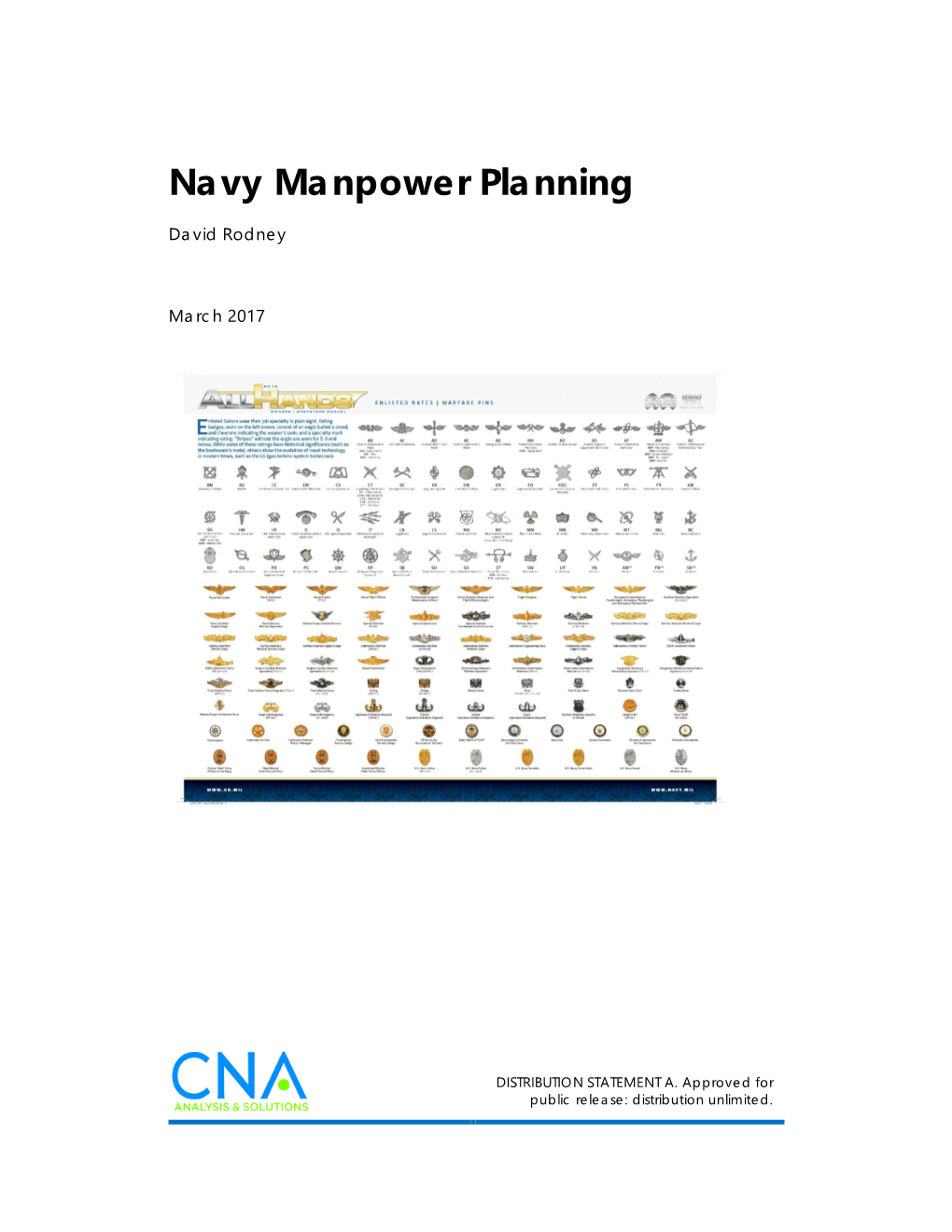 Navy Manpower Planning