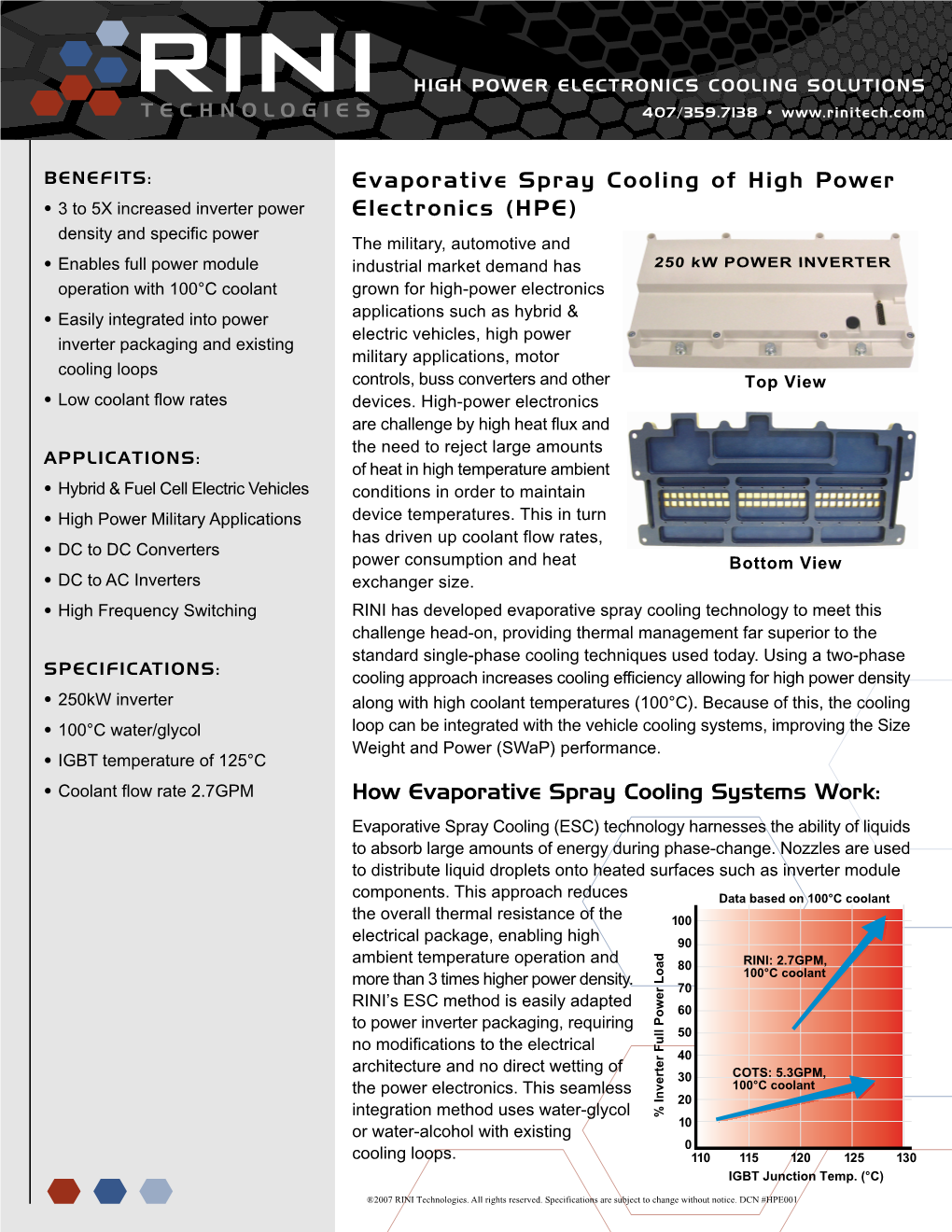 Evaporative Spray Cooling