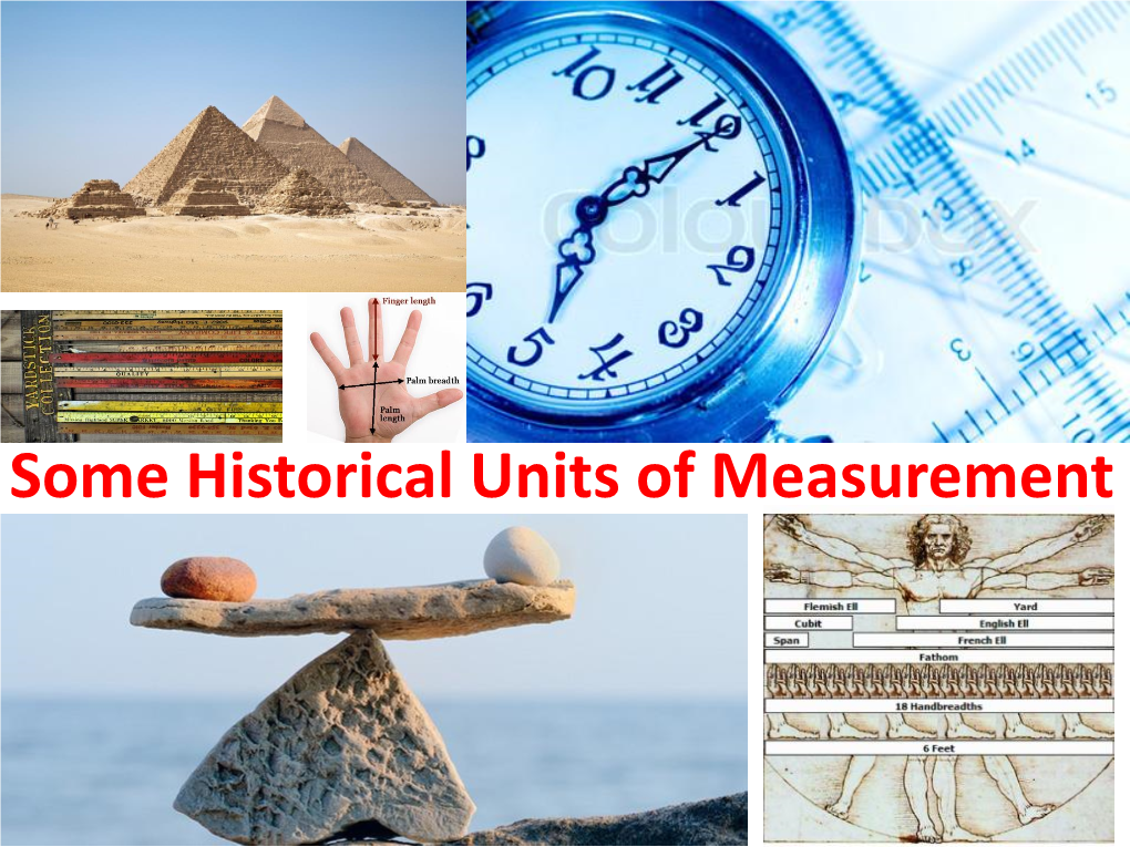 The History of Measurements