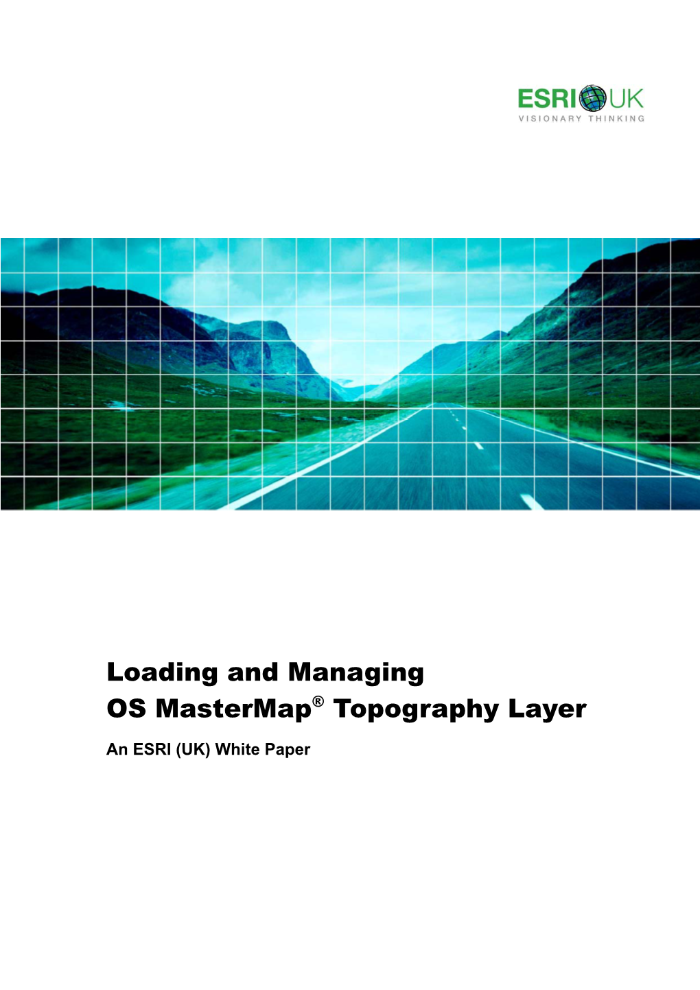 Loading and Managing OS Mastermap Topography Layer