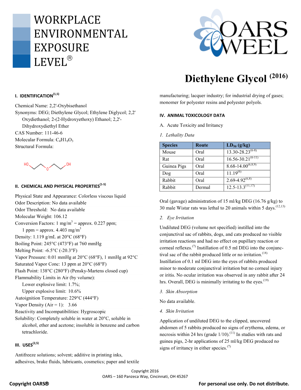 Diethylene Glycol