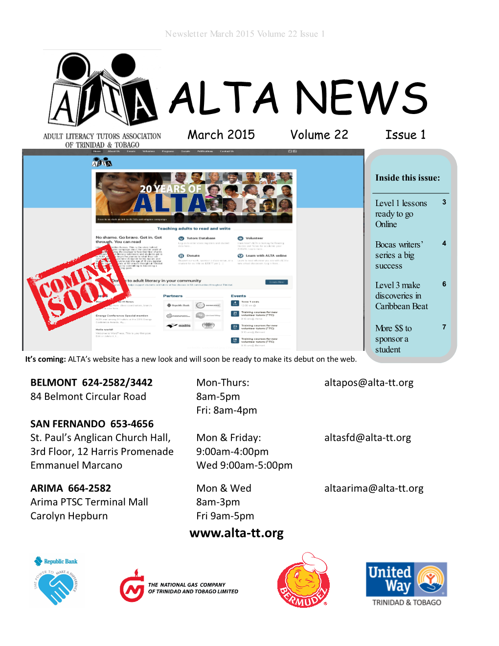 ALTA Newsletter