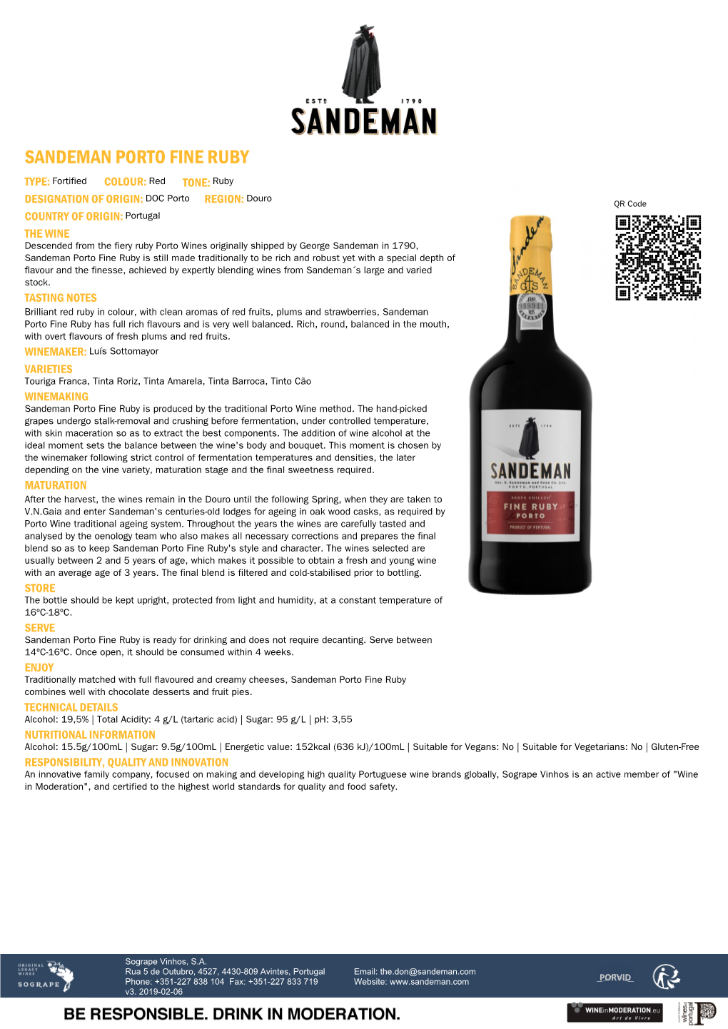 Sandeman Porto Fine Ruby