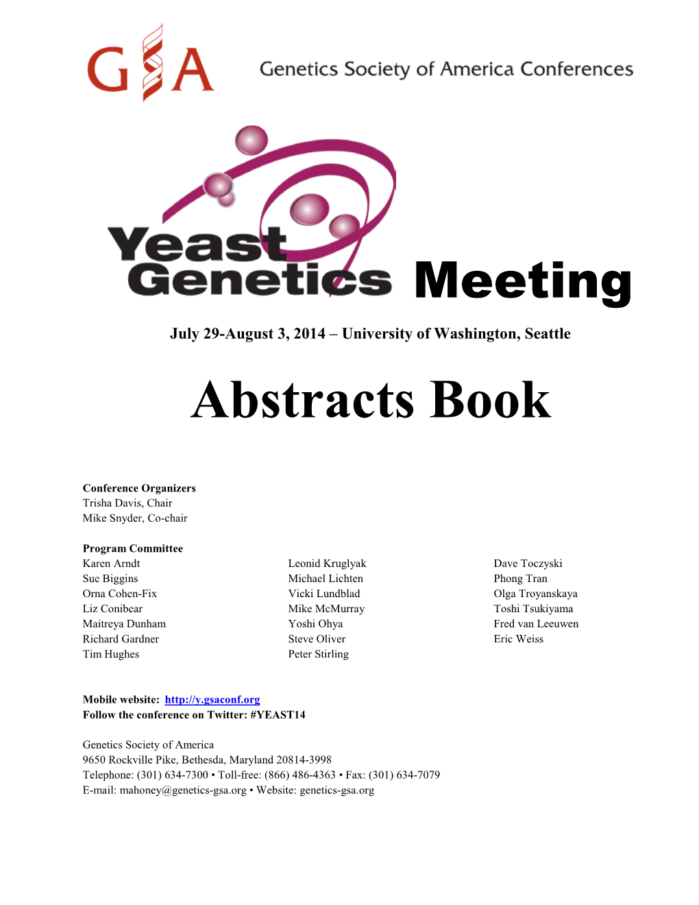 Abstracts Book