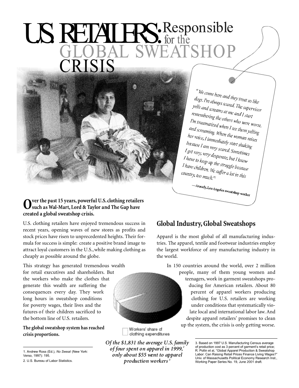 U.S. Retailers: Responsible for the Global Sweatshop Crisis