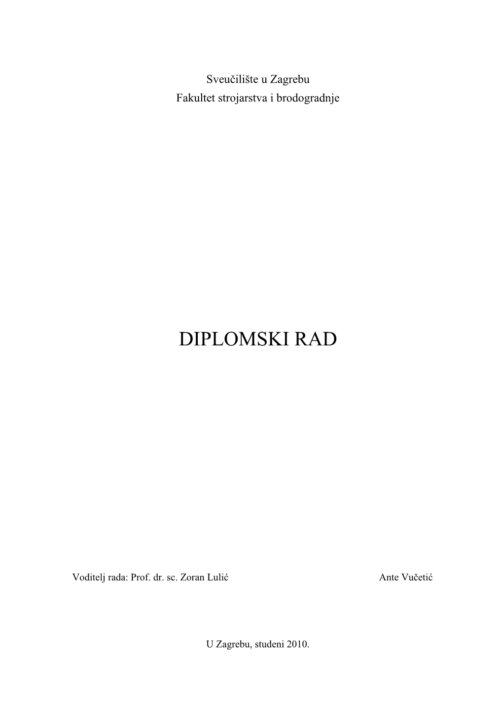 Diplomski Rad