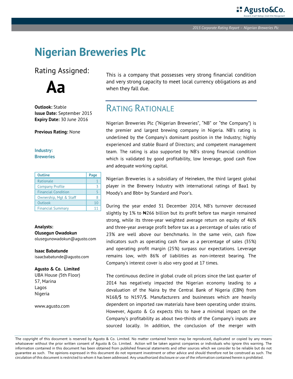 Nigerian Breweries Plc