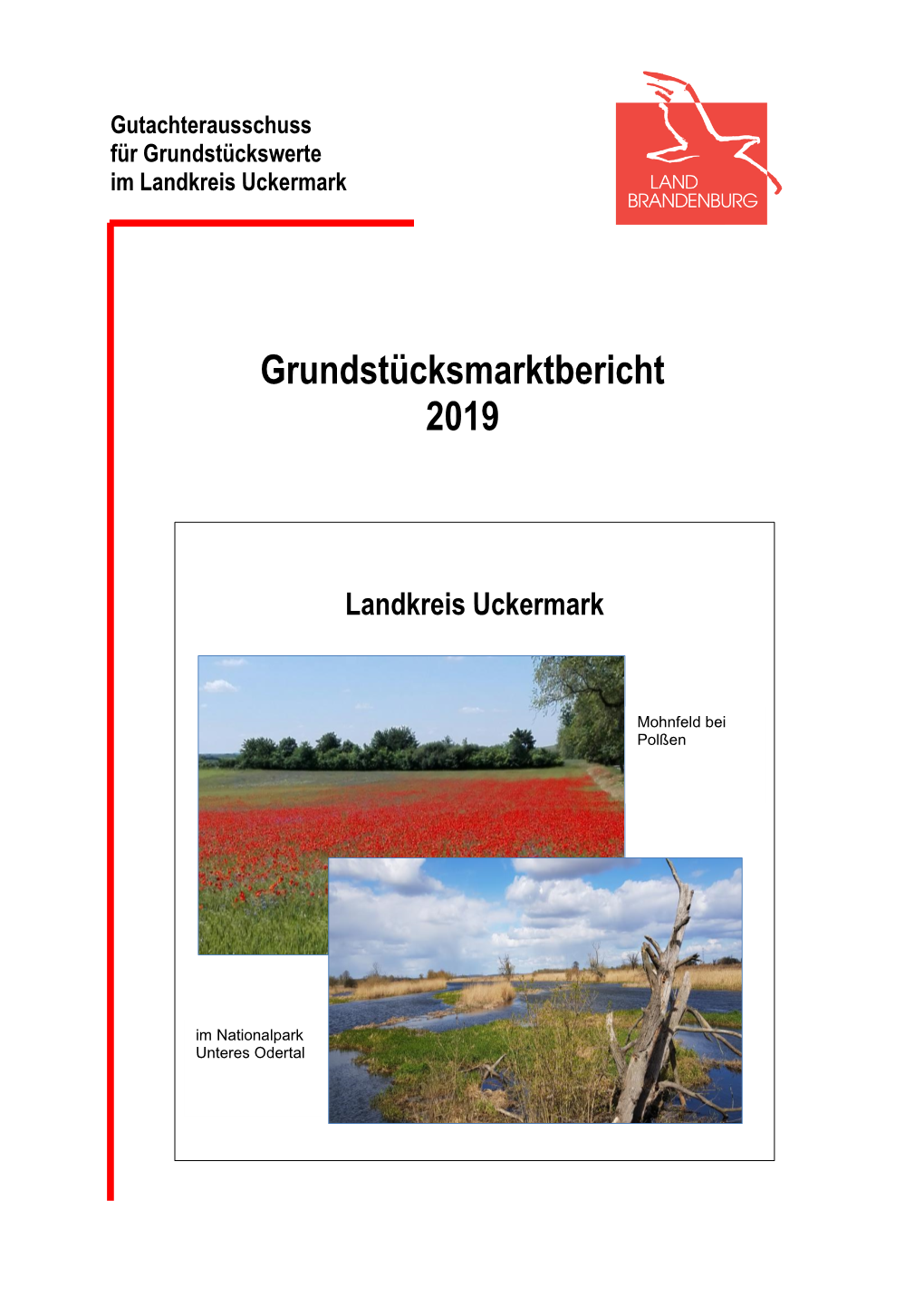 Grundstücksmarktbericht 2019 Für Den Landkreis Uckermark