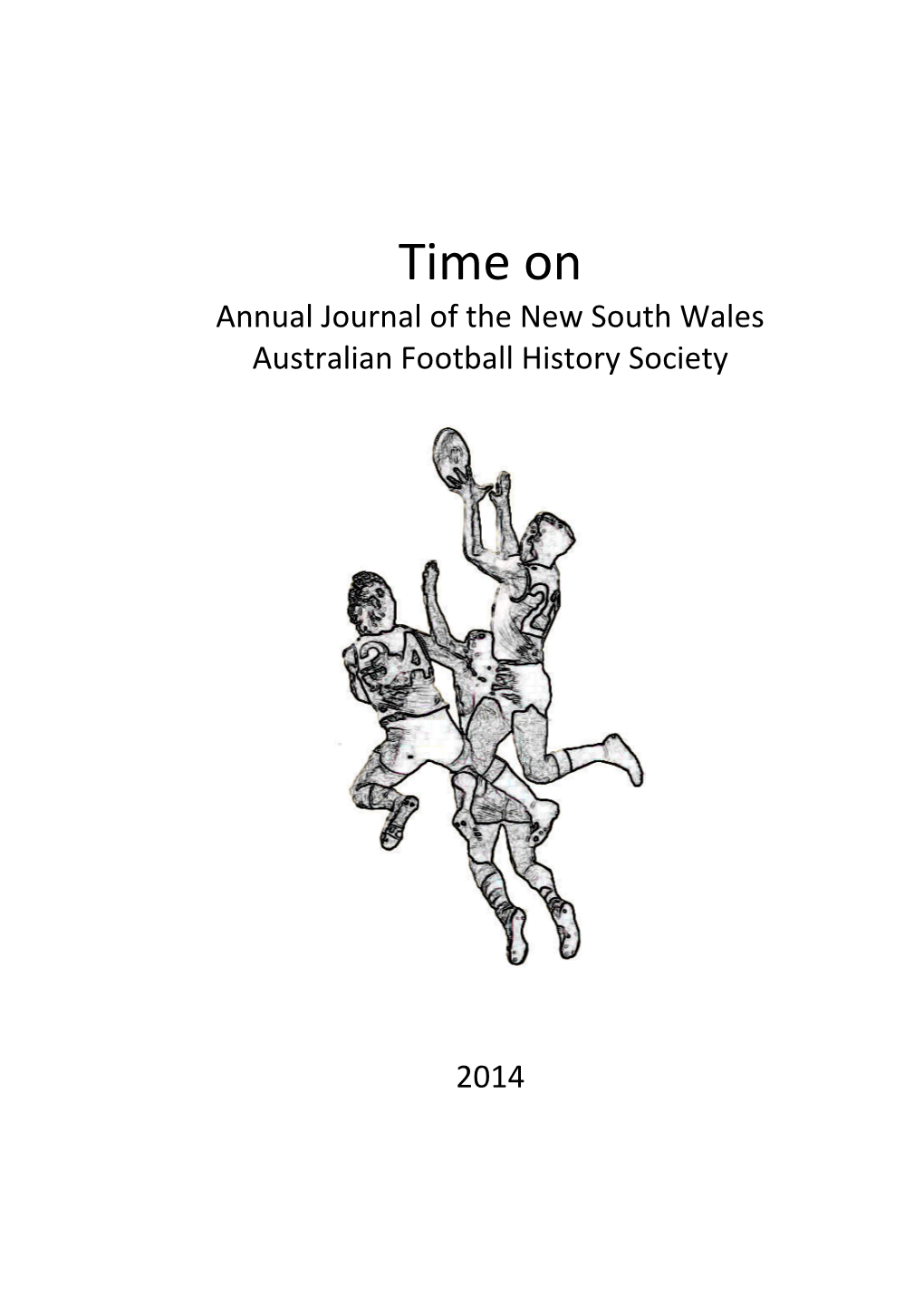 Time on Annual Journal of the New South Wales Australian Football History Society