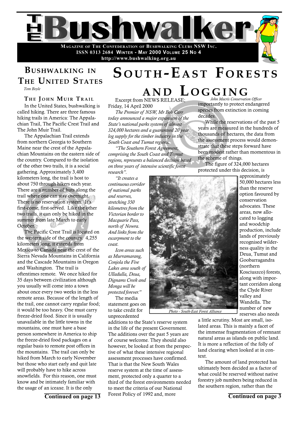 South-East Forests and Logging