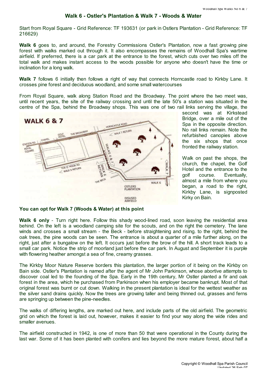 Walk 6 - Ostler's Plantation & Walk 7 - Woods & Water