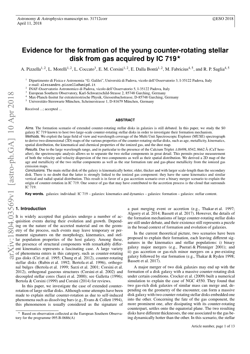 Evidence for the Formation of the Young Counter-Rotating Stellar Disk