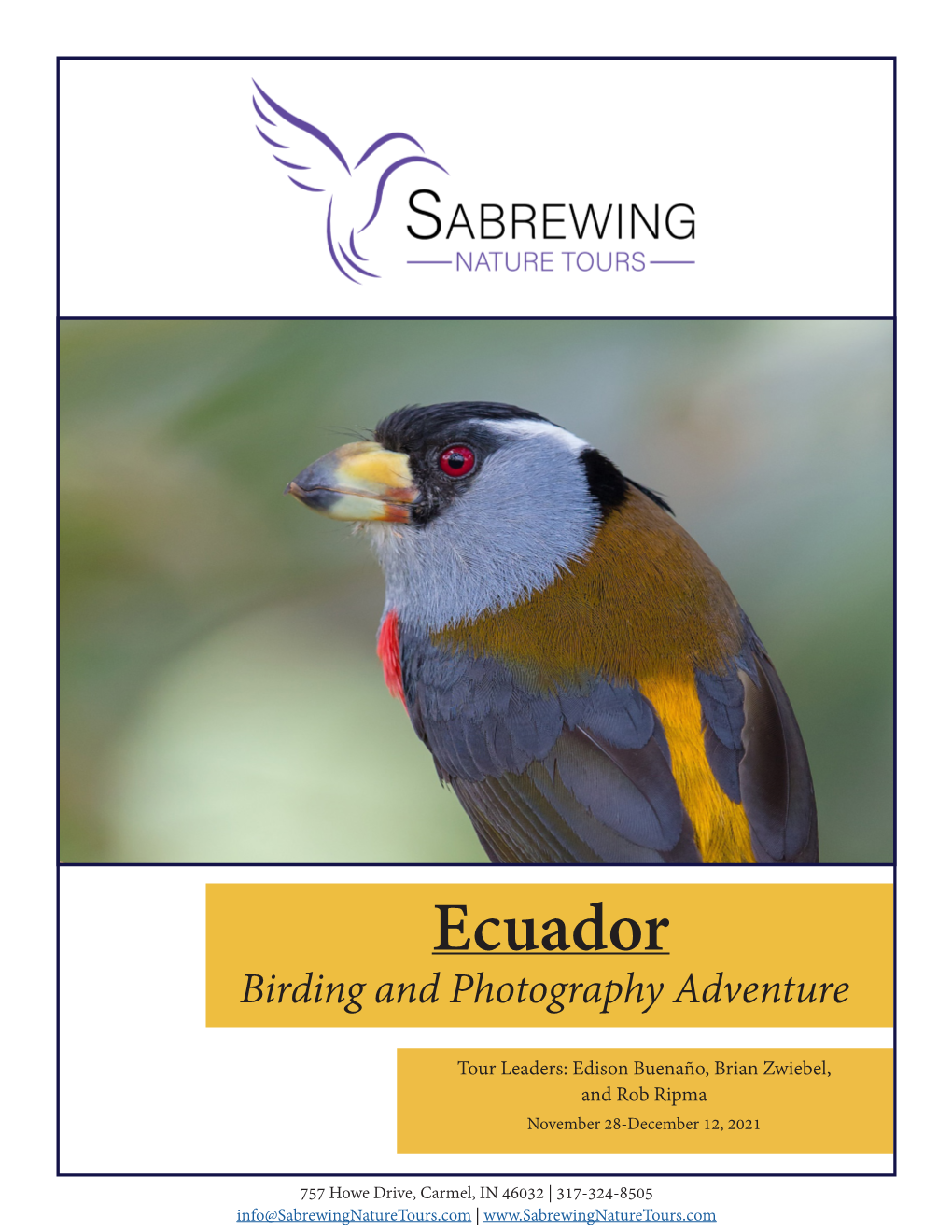 Ecuador Birding and Photography Adventure