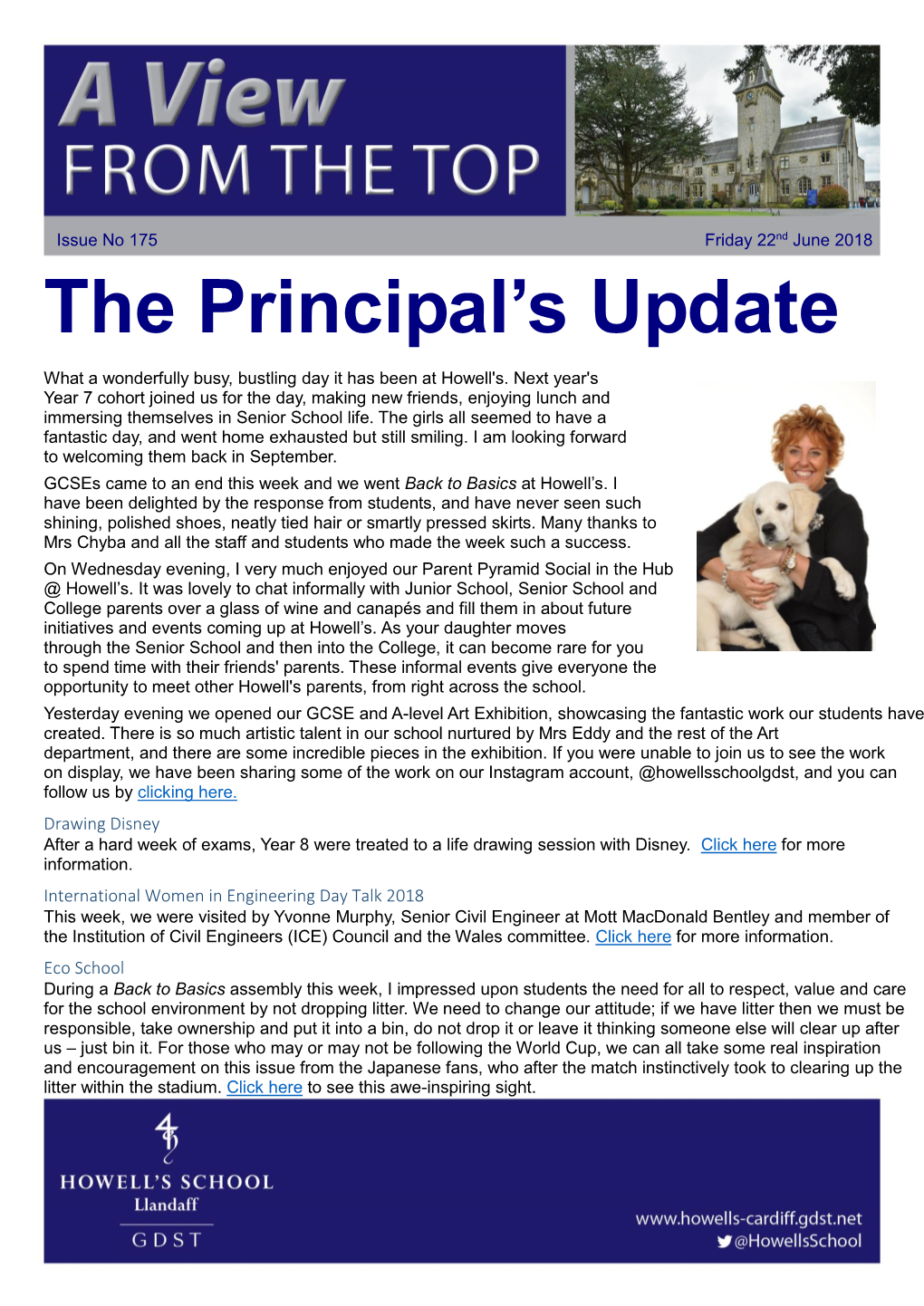 The Principal's Update