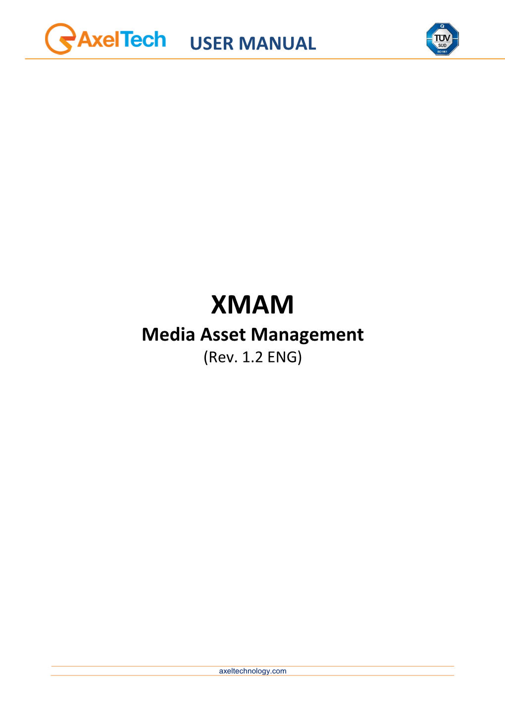 USER MANUAL Media Asset Management