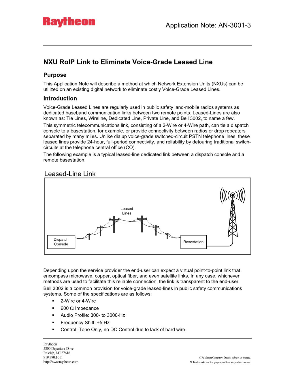 NXU Roip Link to Eliminate Voice-Grade Leased Line